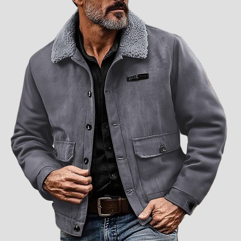 Men's Suede Fleece Jacket
