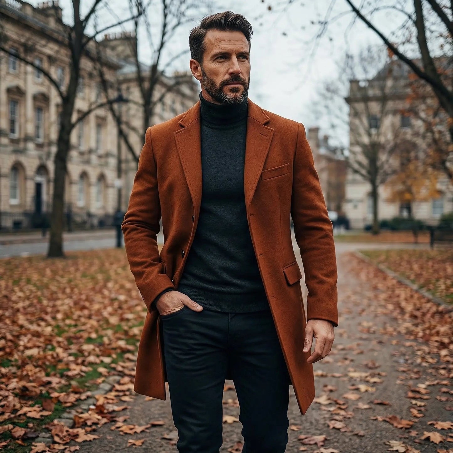 Relaxed Men's Winter Coat