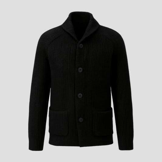 Patch Pocket Knit Blazer Cardigan for Men