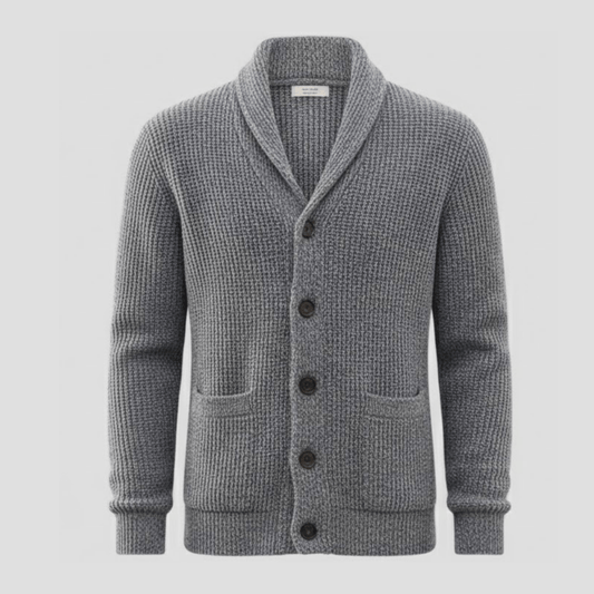 Wool Mens Cardigan Sweater